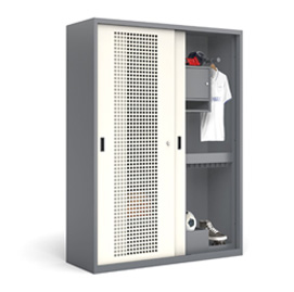 Techmark sports equipment cabinets are extremely functional, capacious and robust metal cabinets.