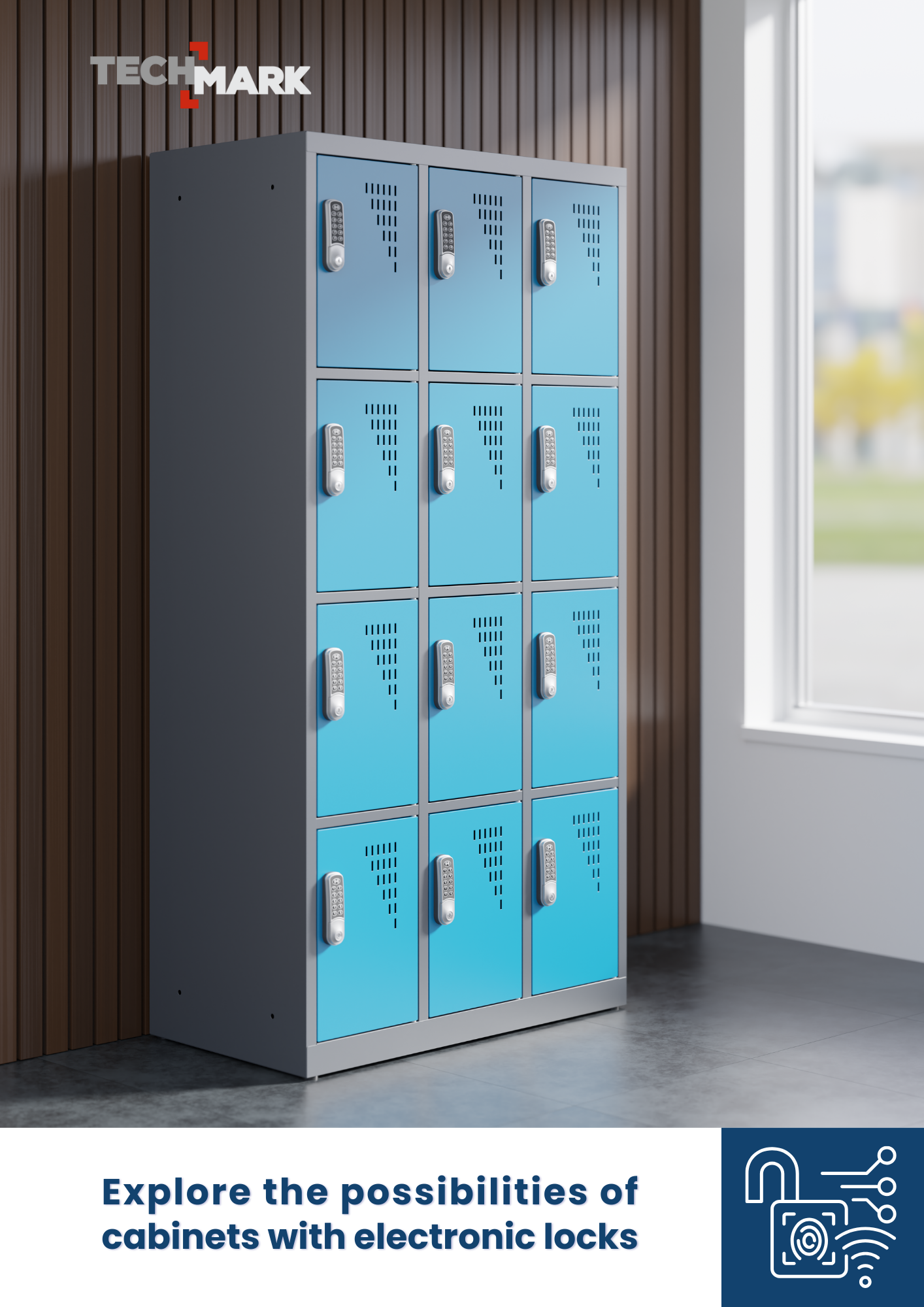 Techmark. Explore the possibilities of electronic lock cabinets.